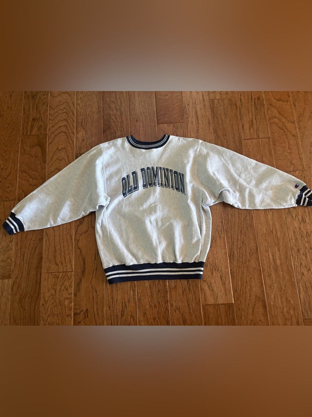 Vintage Champion Reverse Weave ODU Old Dominion University Crewneck Sweatshirt L